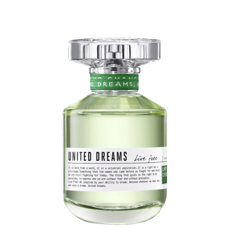 United Dreams Live Free Benetton Eau de Toilette - Perfume Feminino 80ml