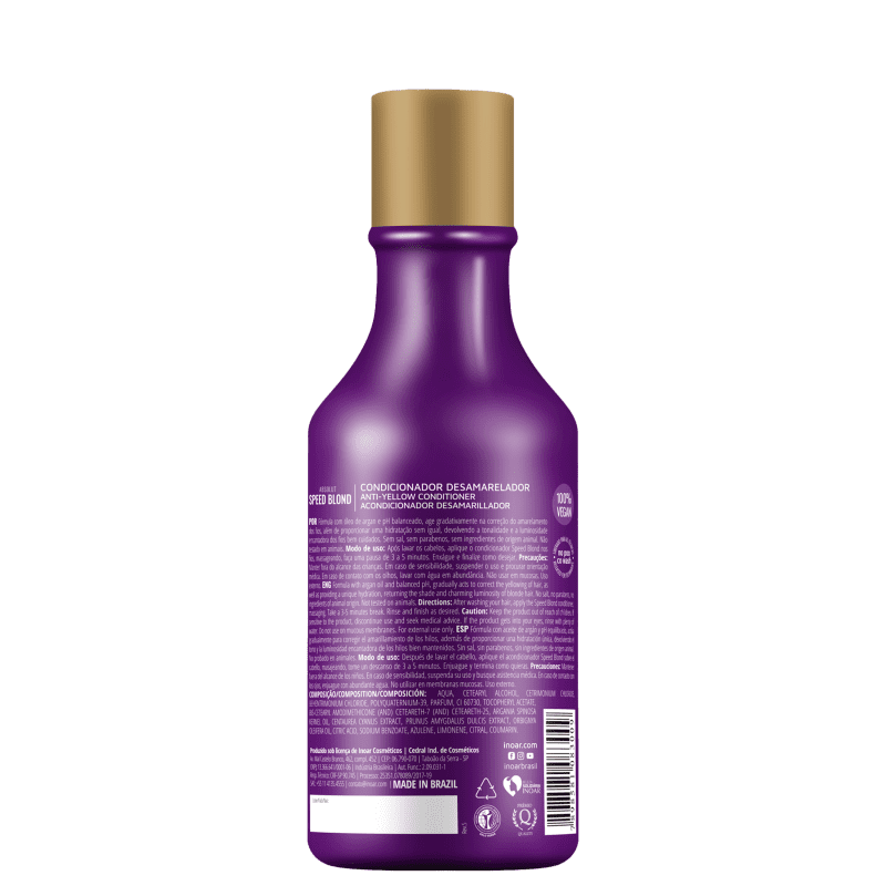 Condicionador Absolut Speed Blond 250ml