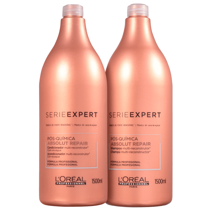Kit L'Oréal Professionnel Absolut Repair Pós-Química Multi-reconstrutor Salon (2 Produtos)