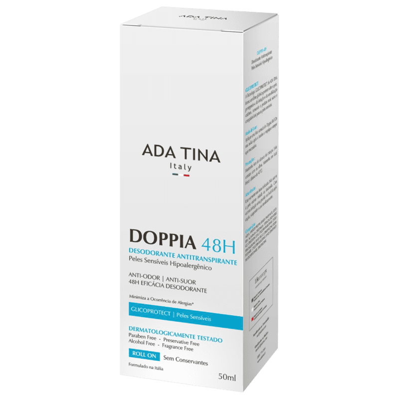 Ada Tina Doppia 48h - Desodorante Unissex Roll-on 50ml