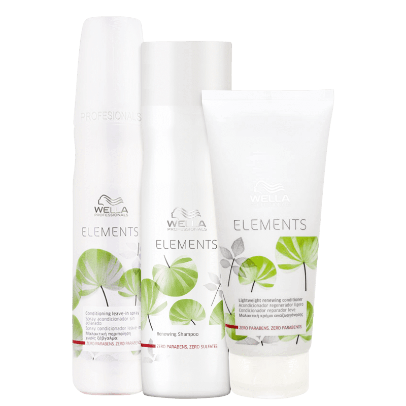 Wella Professionals Elements Renewing Spray Trio Kit (3 Produtos)