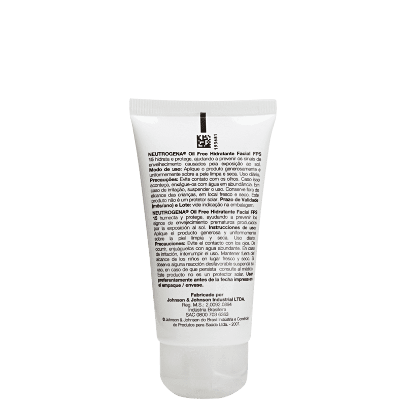 Neutrogena Oil Free FPS 15 - Hidratante Facial