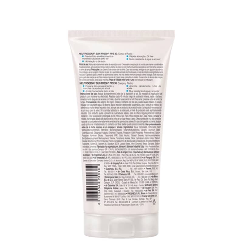 Neutrogena Sun Fresh FPS 30 - Protetor Solar 120ml