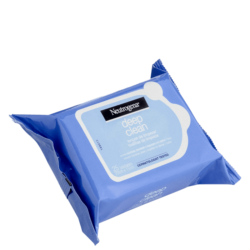 Neutrogena Deep Clean - Lenço Demaquilante (25 unidades)
