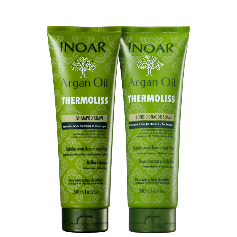Inoar Argan Oil Thermoliss Duo Kit (2 produtos)
