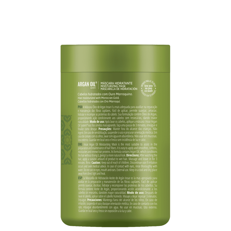 Inoar Argan Oil System - Máscara Capilar 1000g