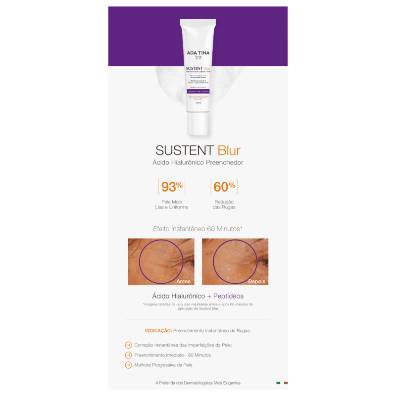 Ada Tina Sustent Blur - Tratamento Anti-idade 30ml
