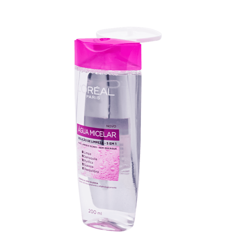 L'Oréal Paris Dermo Expertise Água Micelar 5 em 1 - Água Demaquilante 200ml