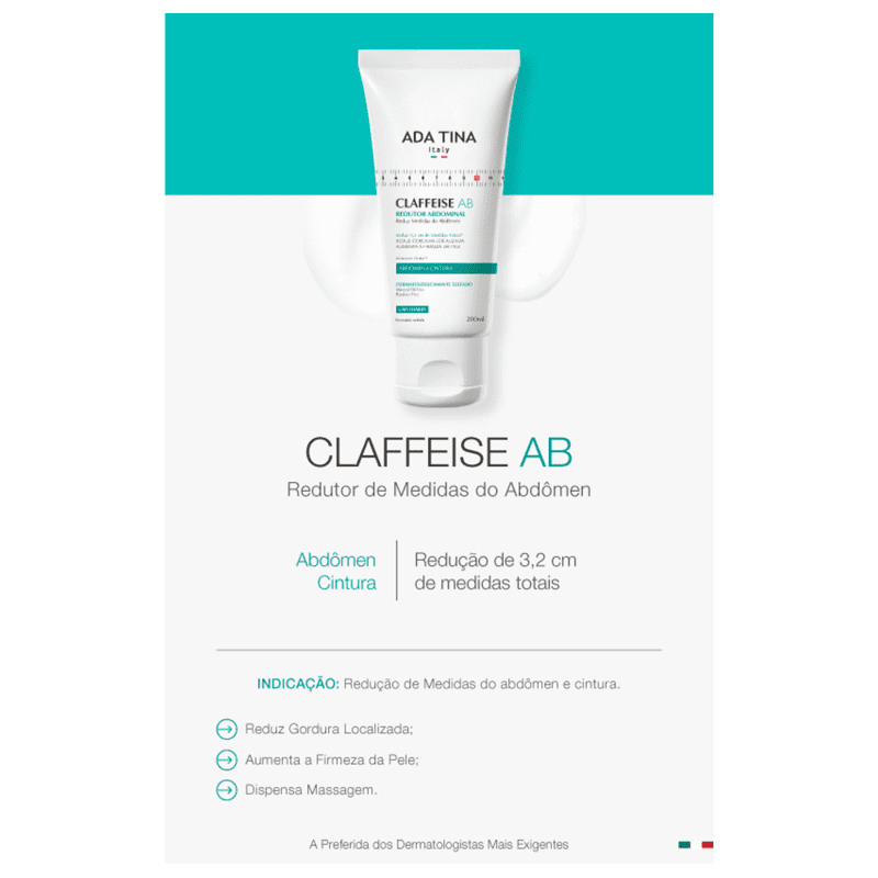 Ada Tina Claffeise AB - Creme Redutor de Medidas 200ml
