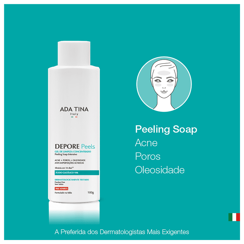 Ada Tina Depore Peels - Gel de Limpeza Concentrado 100g