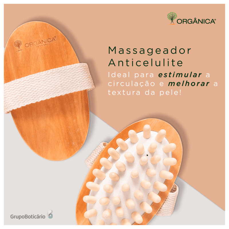 Orgânica Cerdas de Madeira - Massageador Anticelulite