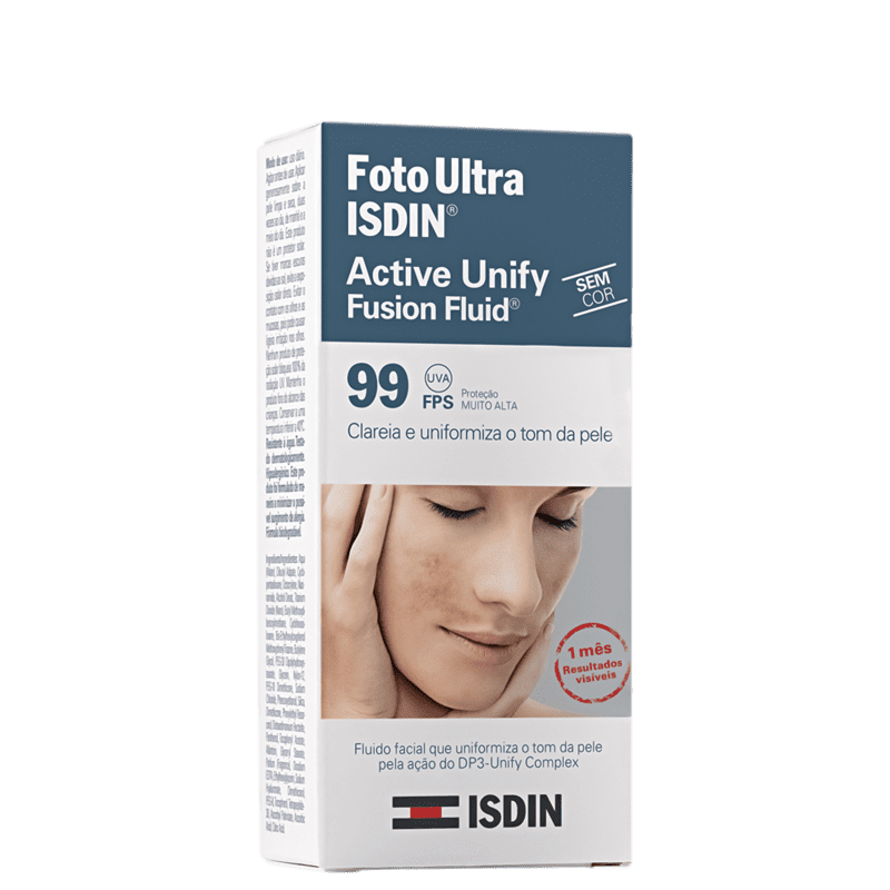 ISDIN Foto Ultra Active Unify FPS 99 - Protetor Solar Facial 50ml