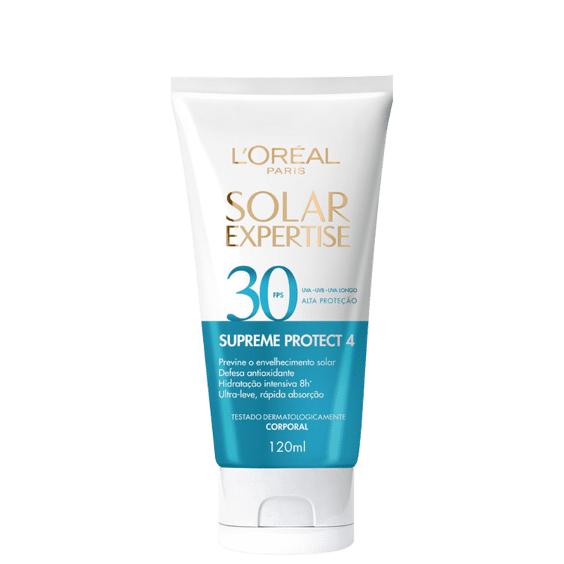 L'Oréal Paris Solar Expertise Supreme Protect 4 FPS 30 - Protetor Solar Corporal 120ml