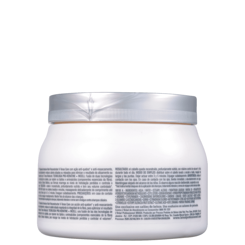 L'Oréal Professionnel X-Tenso Care Pro-Keratine + Incell - Máscara de Reconstrução 500ml