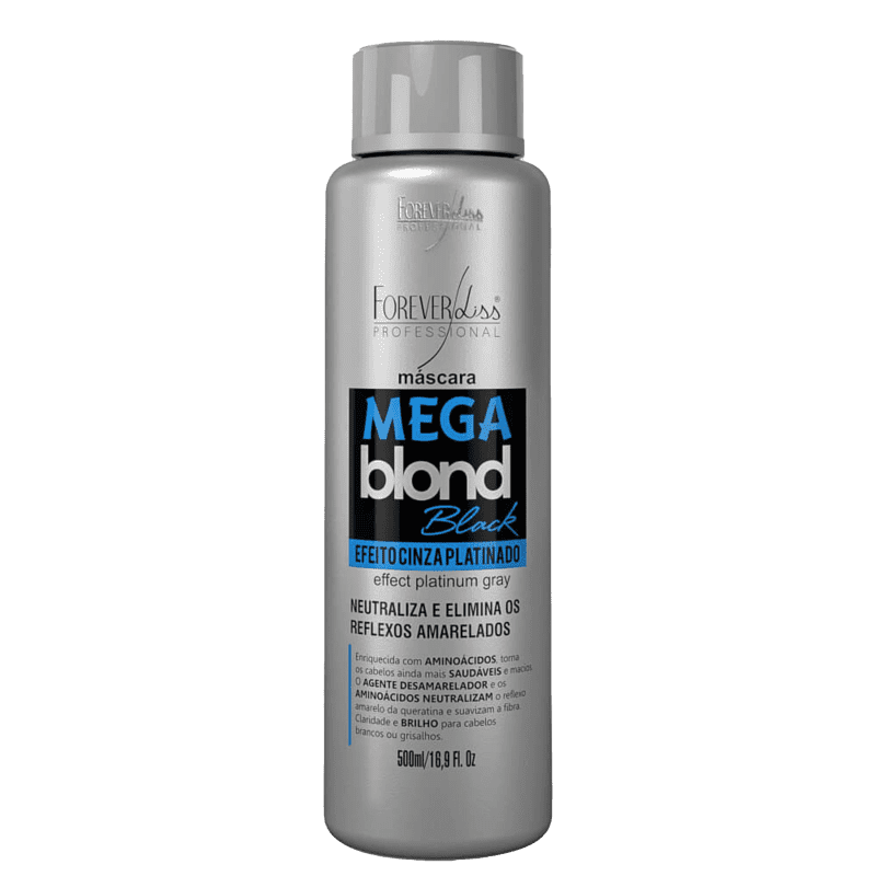 Forever Liss Professional Mega Blond Black - Máscara Matizadora 500ml