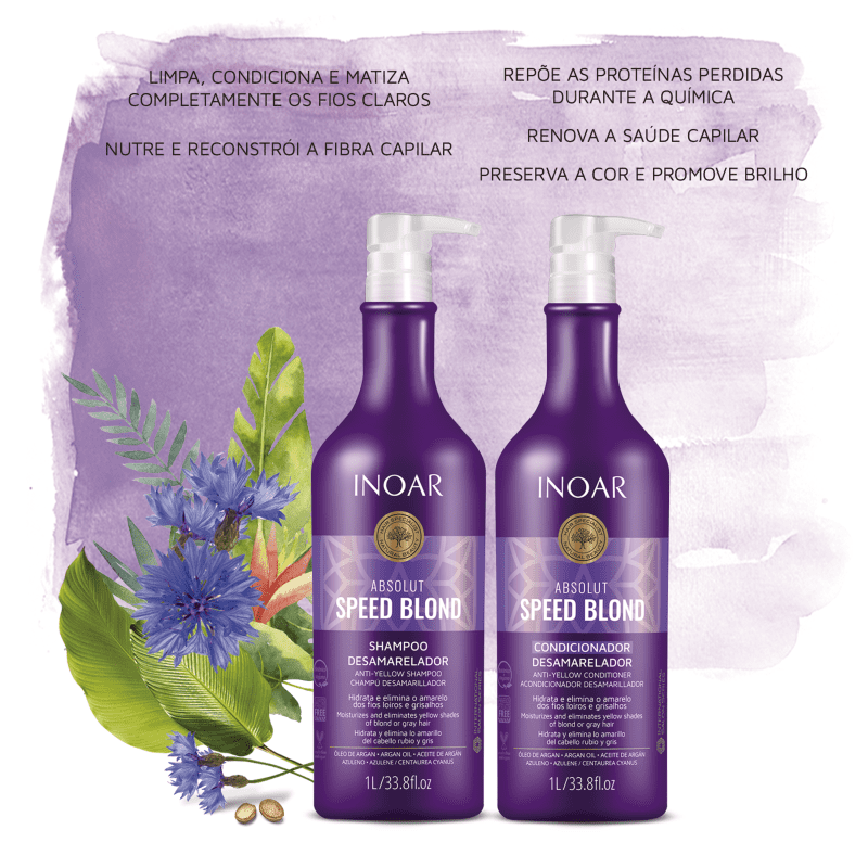 Kit Inoar Absolut Speed Blond (2 Produtos)