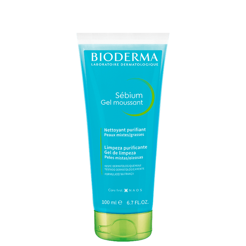 Bioderma Sébium Gel Moussant - Gel de Limpeza Antioleosidade Facial 100ml Menor preço em Bioderma Sébium Gel Moussant - Gel de Limpeza Antioleosidade Facial 100ml