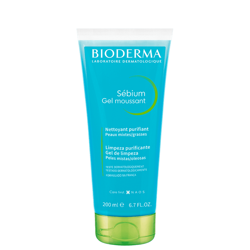 Bioderma Sébium Gel Moussant - Gel de Limpeza Antioleosidade Facial 200ml Menor preço em Bioderma Sébium Gel Moussant - Gel de Limpeza Antioleosidade Facial 200ml