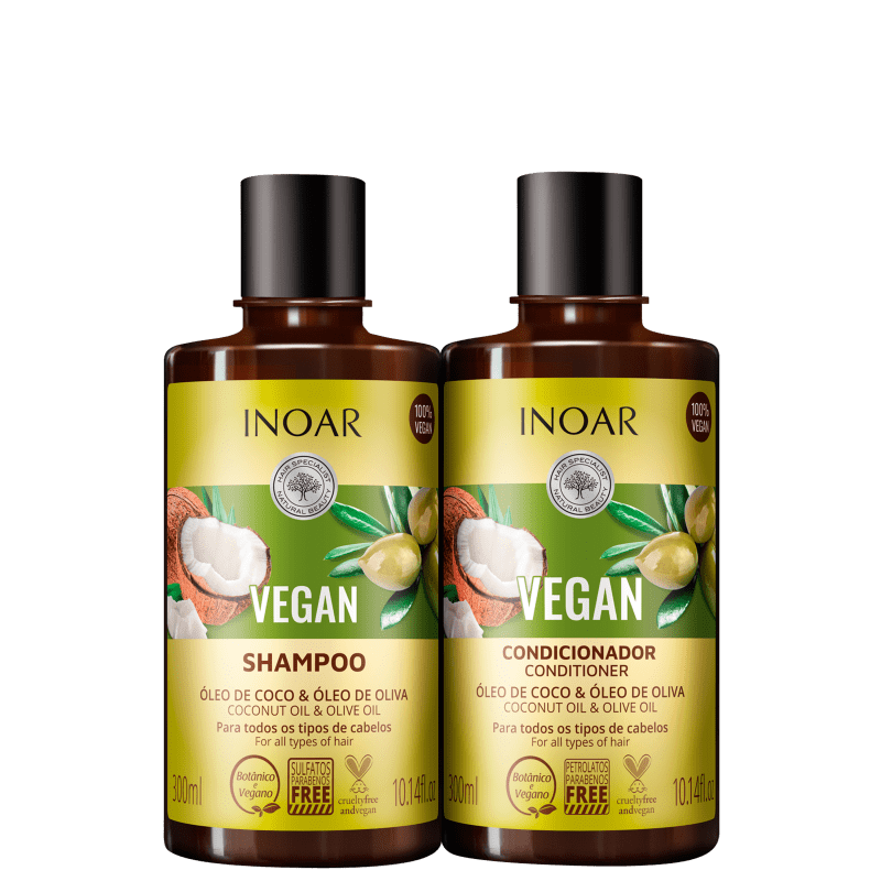 Kit Inoar Vegan Cuidado Diário (2 Produtos) Menor preço em Kit Inoar Vegan Cuidado Diário (2 Produtos)