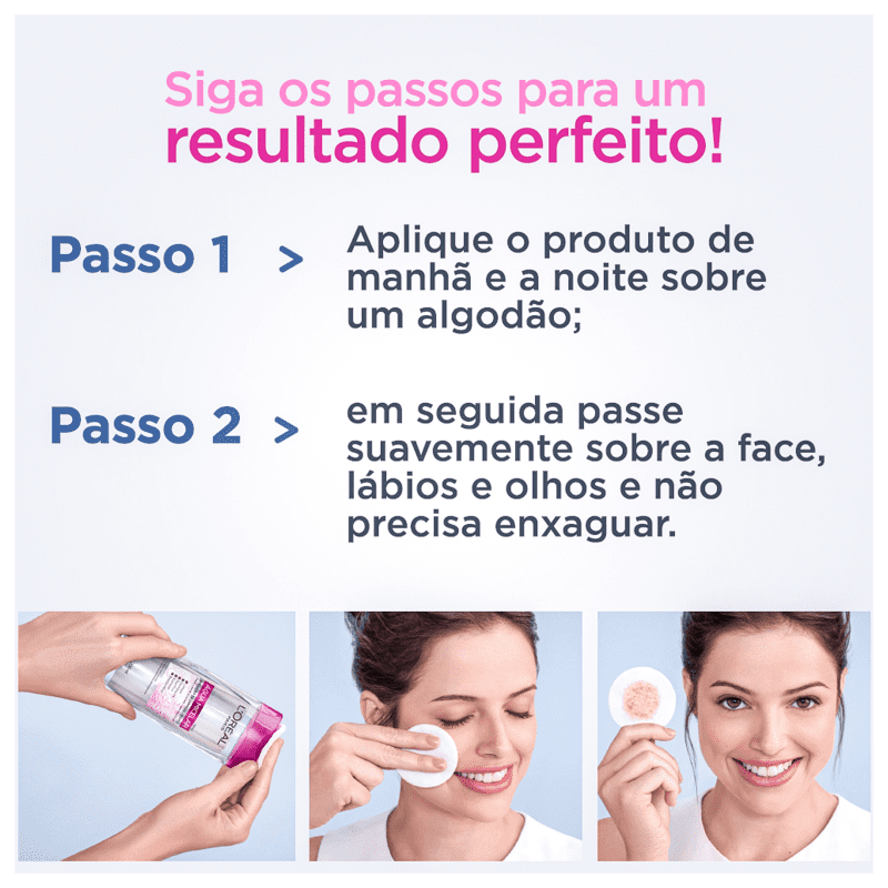 L'Oréal Paris Dermo Expertise Água Micelar 5 em 1 - Água Demaquilante 400ml