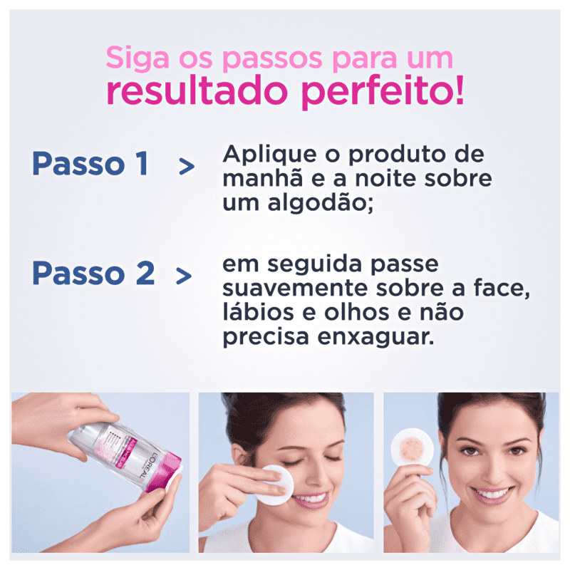 L'Oréal Paris Dermo Expertise Água Micelar 5 em 1 - Água Demaquilante 400ml