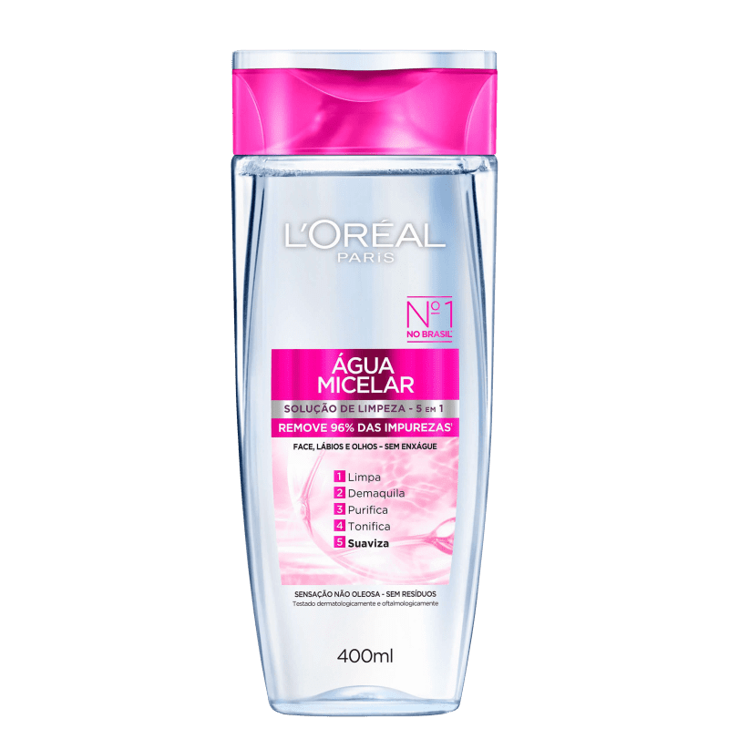 L'Oréal Paris Dermo Expertise Solução de Limpeza 5 em 1 - Água Micelar 400ml