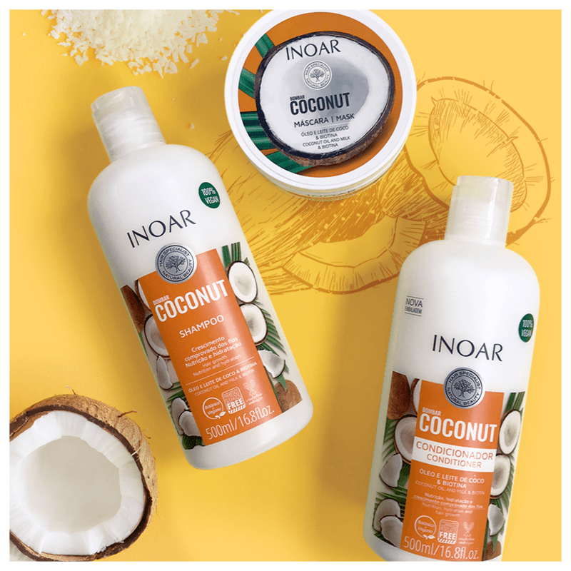 Inoar Bombar Coconut - Máscara de Nutrição 250g