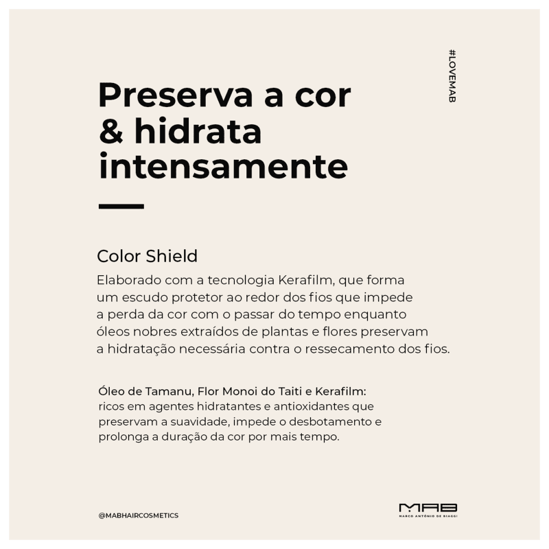 MAB Marco Antônio de Biaggi Color Shield - Condicionador 200ml
