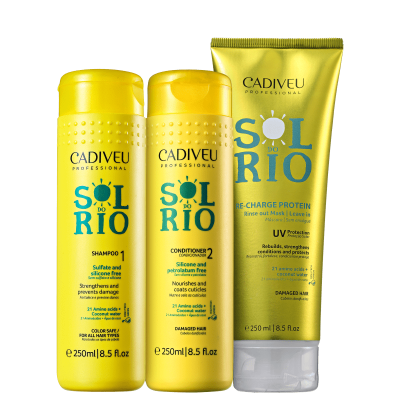 Kit Cadiveu Professional Sol do Rio Home Care (3 Produtos)