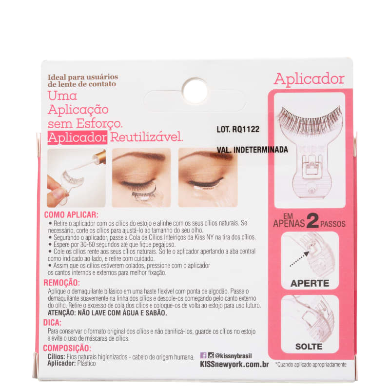 Kiss New York So Simple Lash 01 - Cílios Postiços
