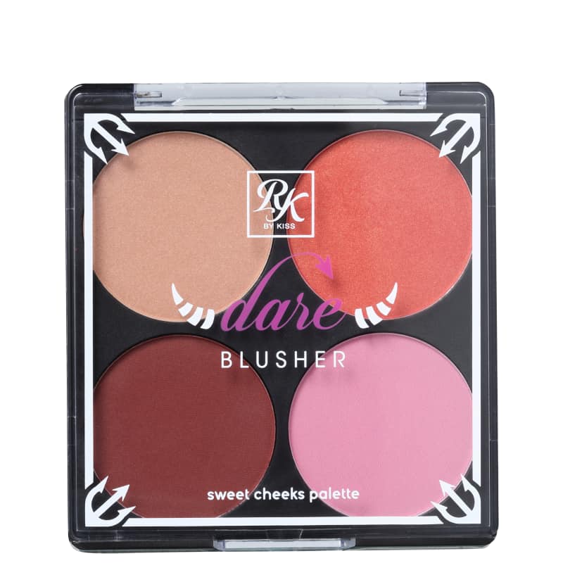 Kiss New York Ruby Kisses Dare Blusher Partyin’ Dare - Paleta de Blush 14,8g