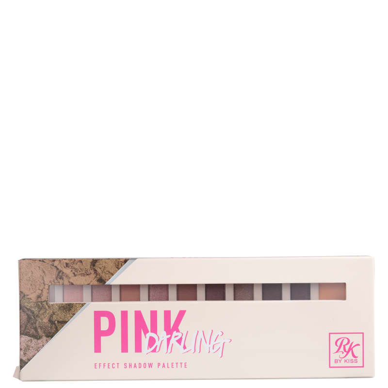 Kiss New York Ruby Kisses Pink Darling - Paleta de Sombras 6g