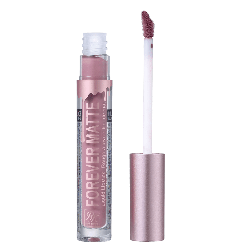Kiss New York Ruby Kisses Forever Matte Aged Rose - Batom Líquido 3ml