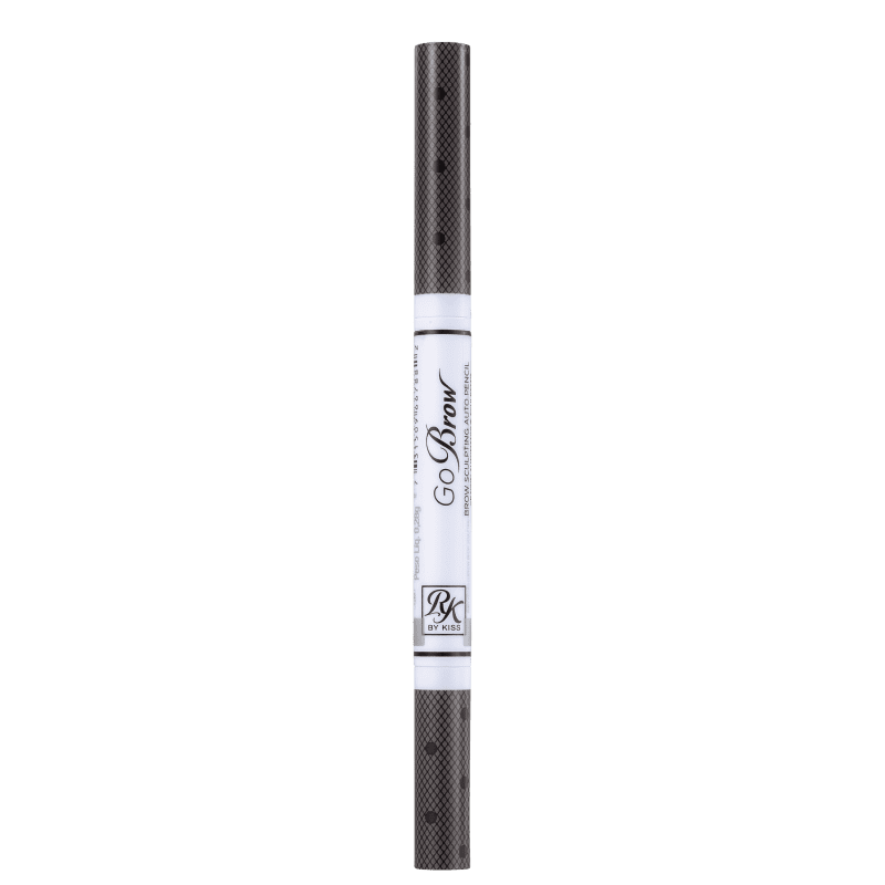 Kiss New York Ruby Kisses GoBrow Eyebrow Sculpting Auto Black Brown - Lápis para Sobrancelha 0,28g