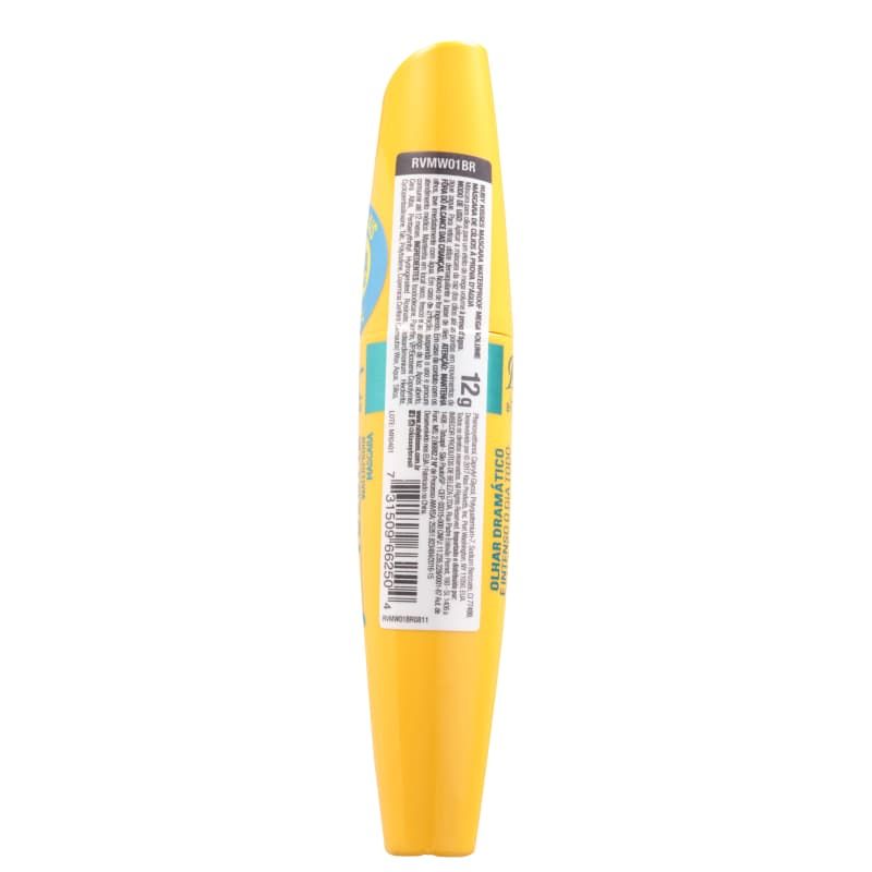 Kiss New York Ruby Kisses Mega Volume Waterproof - Máscara para Cílios 12g