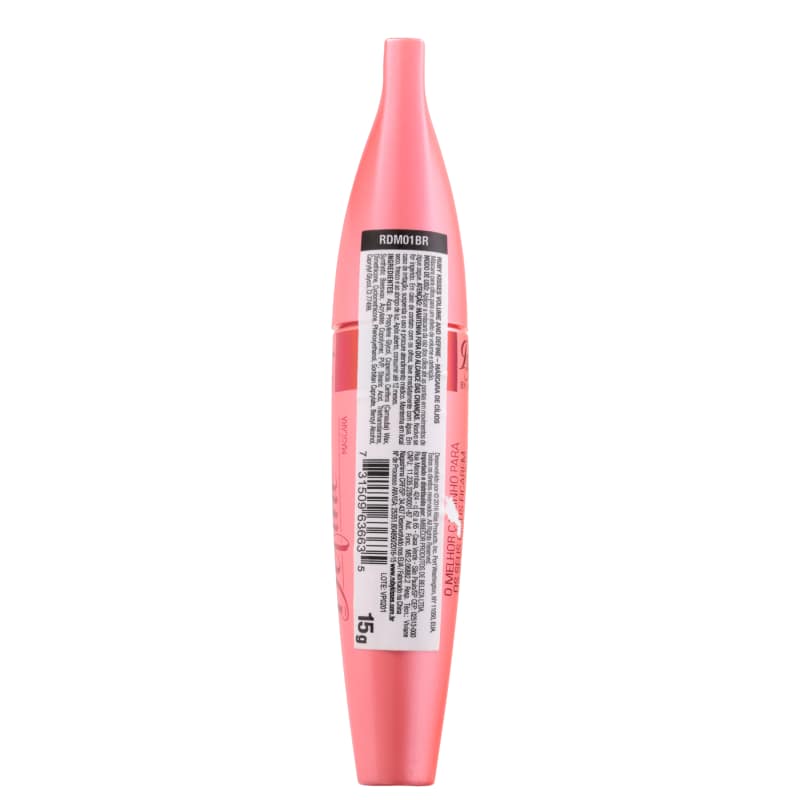 Kiss New York Ruby Kisses Volume & Define Super Filme - Máscara para Cílios 12g