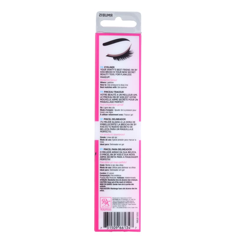 Kiss New York Ruby Kisses - Pincel Delineador 3g