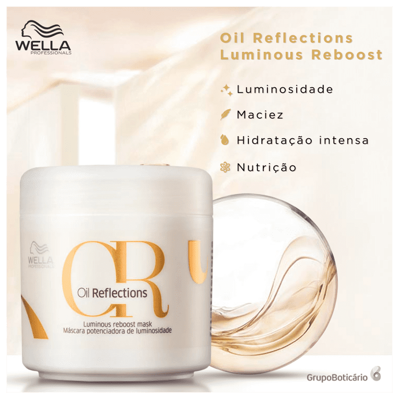 Wella Professionals Oil Reflections Luminous Reboost - Máscara Capilar 150ml