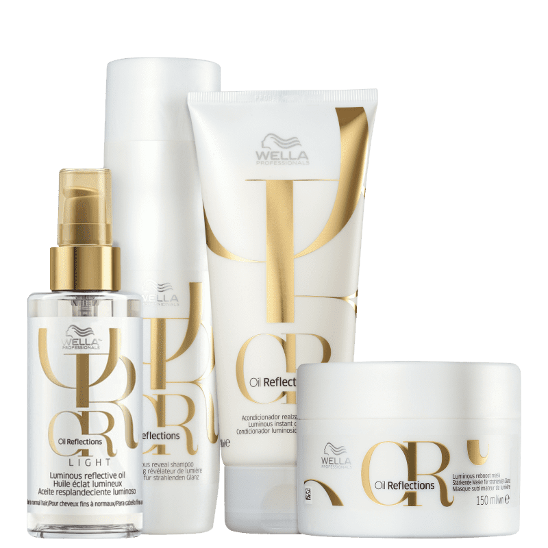 Kit Wella Professionals Oil Reflections Light (4 Produtos)