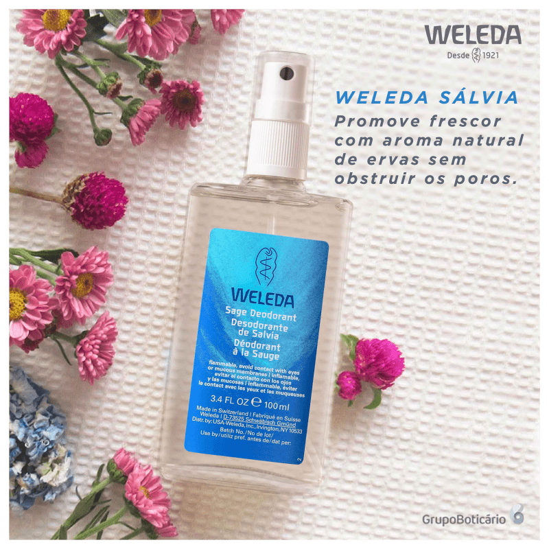 Weleda Sálvia - Desodorante 100ml