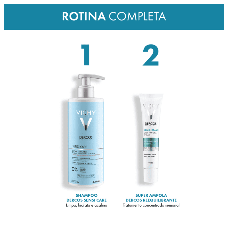 Vichy Dercos Sensi Care - Tratamento Capilar 400ml