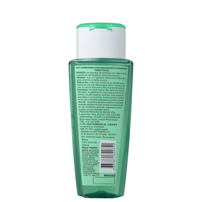 Vichy Normaderm Adstringente - Tônico Facial 200ml