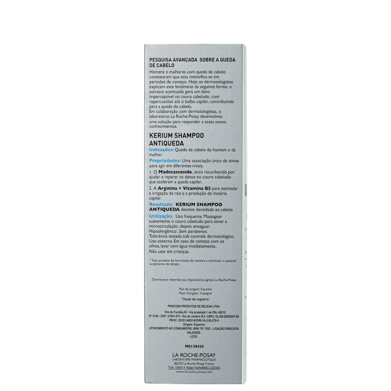 La Roche-Posay Kerium - Shampoo Antiqueda 200ml