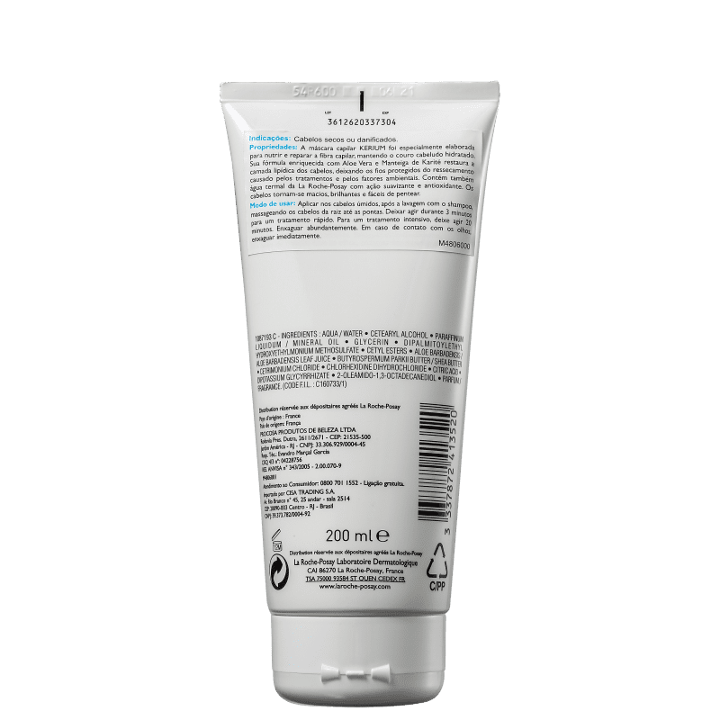 La Roche-Posay Kerium - Máscara de Hidratação 200ml