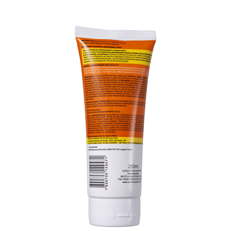 La Roche-Posay Anthelios XL Protect FPS50 - Protetor Solar Corporal 200ml