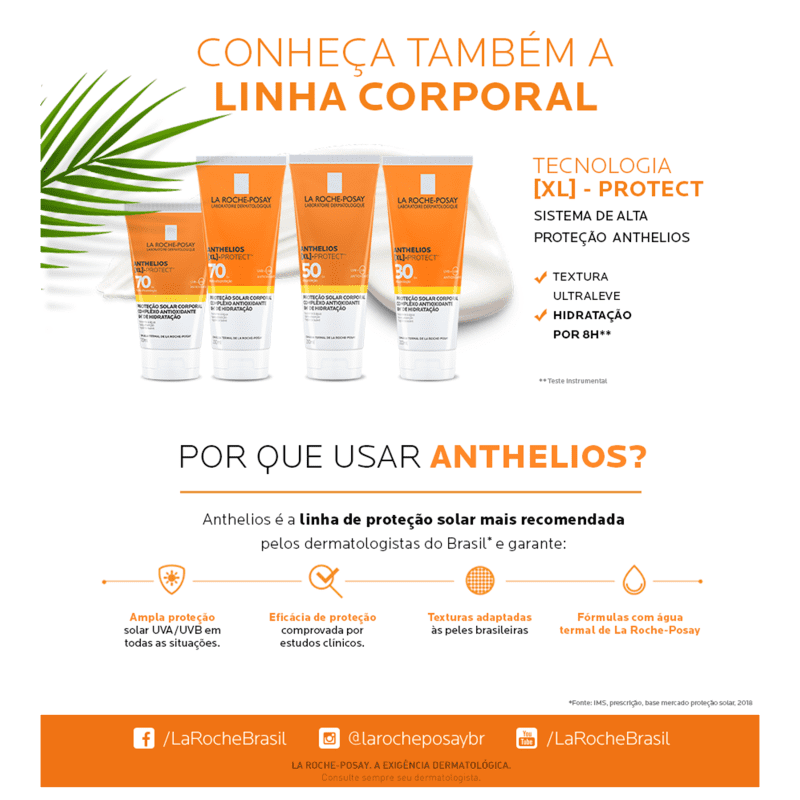 La Roche-Posay Anthelios XL Protect FPS30 - Protetor Solar Corporal 200ml