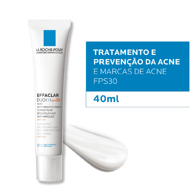 La Roche-Posay Effaclar Duo+ FPS30 - Tratamento para Acne 40ml