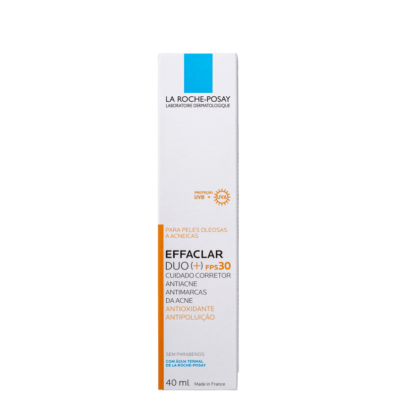 La Roche-Posay Effaclar Duo+ FPS30 - Tratamento para Acne 40ml