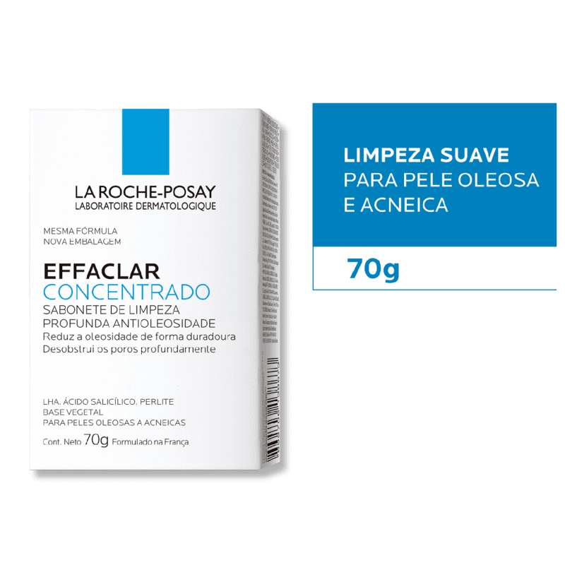 La Roche-Posay Effaclar Concentrado - Sabonete em Barra Facial 70g