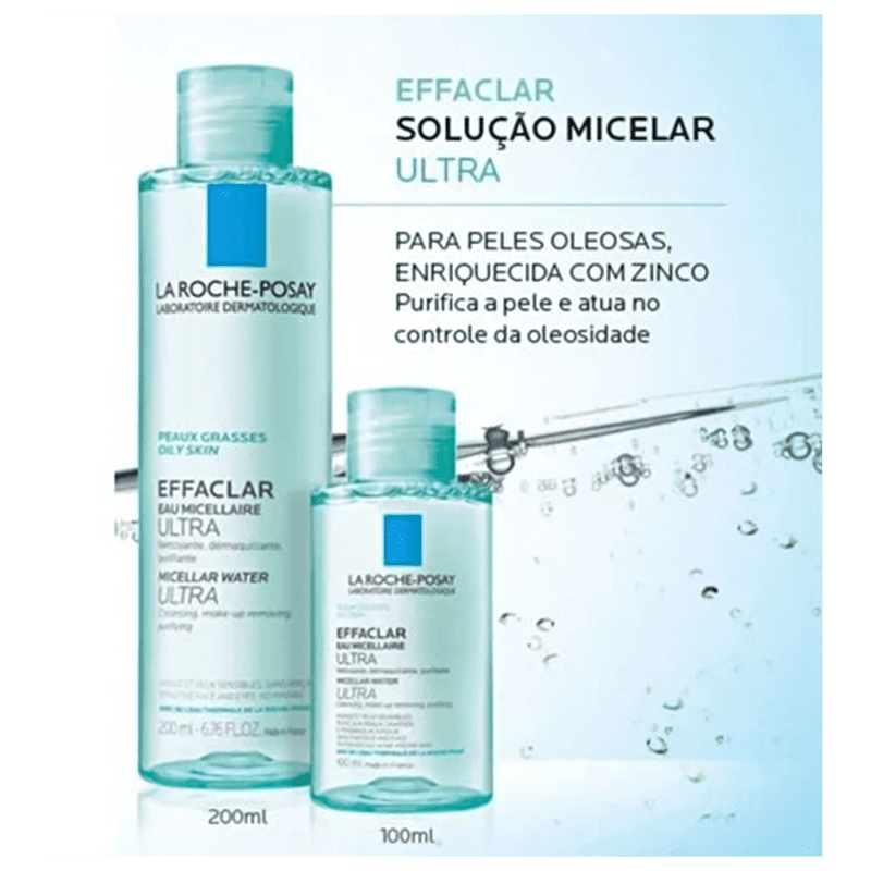 La Roche-Posay Effaclar Solução Ultra - Água Micelar 100ml